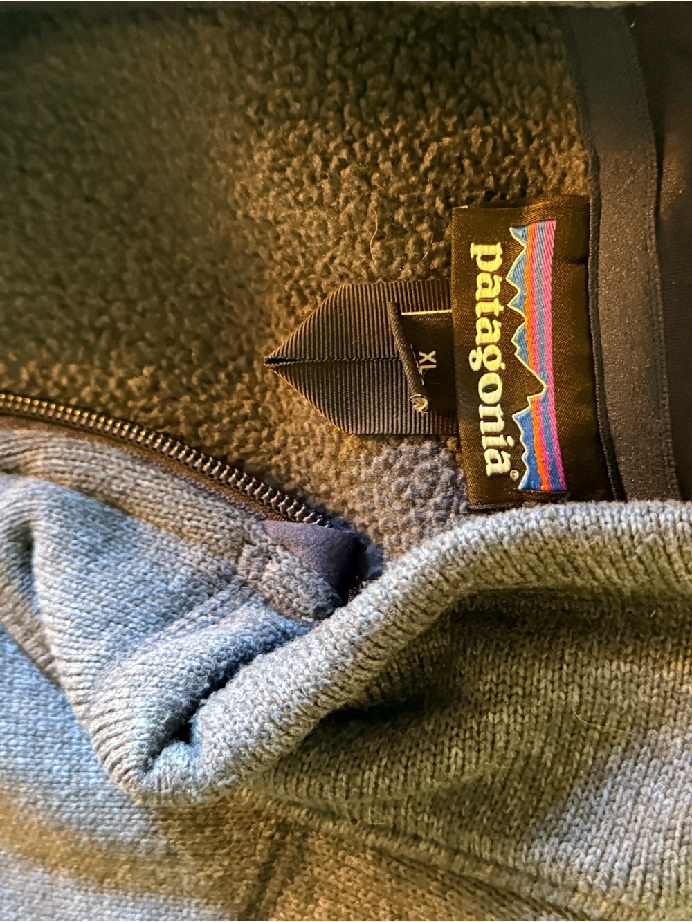 Patagonia Men’s Gray Full-Zip Fleece Sweater Vest